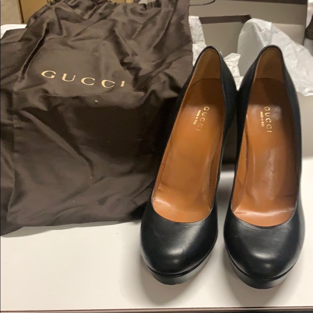 Gucci Women Classic Black Heels